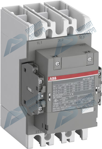 ABB Контактор AF190-30-11-34, катушка 250-500В AC/DC с интерфейсом для подключения к ПЛК