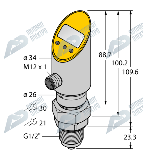 Датчик давления TURCK PS250R-508-LI2UPN8X-H1141