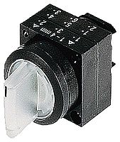 3SB3001-2DA71 ИСПОЛНИТЕЛЬНЫЙ ЭЛЕМЕНТ ПЕРЕКЛЮЧАТЕЛЬ С ПОДСВЕТКОЙ I-O-II С ФИКСАЦИЕЙ ПРОЗРАЧНЫЙ