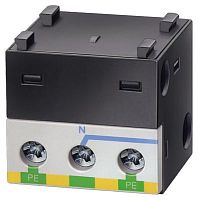 3RK1903-2AA00 SIMATIC DP, ET 200S, M45-PE/N-F: ОПЦИОНАЛЬНЫЙ МОДУЛЬ ШИРИНОЙ 45 ММ ДЛЯ УСТАНОВКИ НА ТЕРМИНАЛЬНЫЕ МОДУЛИ TM-DS45S32 И TM-RS90S32, С ТОРЦЕВЫМ УЧАСТКОМ ШИНЫ НЕЙТРАЛЬНОГО ПРОВОДА (N) ИЛИ ЗАЩИТНОГО ЗАЗЕМЛЕНИЯ (PE), C КЛЕММАМИ ДЛЯ ПОДКЛЮЧЕНИЯ К PE