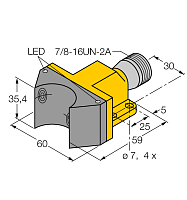 Индуктивный датчик TURCK NI4-DSU35-2ADZ30X2-B1151