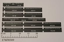 Метки клеммной колодки E1 frame 176F8589
