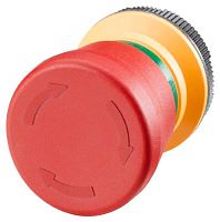6AV7674-1MA00-0AA0 EMERGENCY STOP MUSHROOM PUSHBUTTON FOR EXTENSION UNITS, 22MM, ROUND, RED, PLASTIC, LATCHING, ROTATE TO UNLATCH, W/O INSCRIPTION, 2 NC, (INCL. PCB AND CONTACT MODULE)
