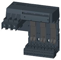 3RA6813-8AC МОДУЛЬ ПОДВОДА ПИТАНИЯ, УСТАНОВКА СЛЕВА СИЛОВАЯ ЦЕПЬ:ВХОДЫ: ВИНТОВЫЕ КЛЕММЫ, ВЫХОДЫ: ПРУЖИННЫЕ КЛЕММЫ 3 СЛОТА ДЛЯ КОМПАКТН. ПУСКАТЕЛЕЙ КЛЕММЫ MAX. 50 MM2 / 70 MM2