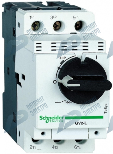 SE GV2 Автоматический выключатель с магнитным расцепителем 6,3A