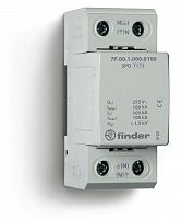 Finder Устройство защиты от импульсных перенапряжений УЗИП тип 1 (искровый разрядник); модульный, ширина 36мм; степень защиты IP20