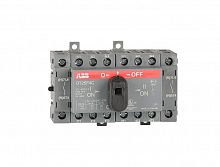 ABB OT25F4C Выключатель-разъединитель 4P 25A на DIN-рейку или монтажную плату,с резерв. Ручкой