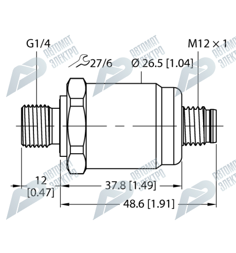 Датчик давления TURCK PT0.05V-1504-I2-H1143/D840