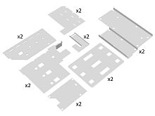 Комплект изоляторов V100 T7 MR11 181B6341