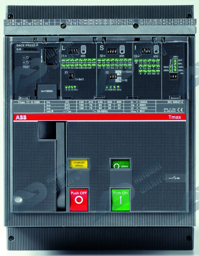 ABB Выключатель автоматический для защиты электродвигателей T7L 1000 PR231/P I In=1000A 4p F F M