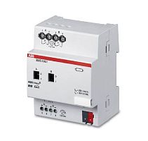 ABB KNX SD/S 2.16.1 Светорегулятор 2-х канальный для ЭПРА 1-10B, 10A, DIN-рейка