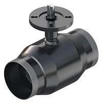Шаровые краны, JIP-WW, RB, Зубчатый фланец, уменьшенный диаметр, PN 25, DN 100, Сварные 065N3638