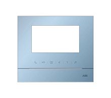 ABB Рамка для абонентского устройства 4,3, голубой глянцевый