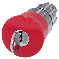 3SU1050-1HH20-0AA0 АКТУАТОР АВАРИЙНОЙ ГРИБОВИДНОЙ КНОПКИ, 22MM, КРУГЛ., ГЛЯНЦЕВЫЙ МЕТАЛЛ, КНОПКА КРАСНАЯ, 40MM,C ЗАМКОМ RONIS, НОМЕР ЗАМКА 421, ПОДТВЕРЖДЕНИЕ СРАБАТЫВАНИЯ ФИКСАЦИЕЙ (POSITIVE LATCHING), KEY-OPERATED RELEASE