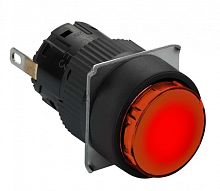 SE Лампа сигнальная, 16 мм, красная, круглая
