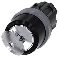 3SU1030-4BC01-0AA0-ZY19 АКТУАТОР ПОВОРОТНОГО ПЕРЕКЛЮЧАТЕЛЯ С КЛЮЧОМ RONIS, 22MM, КРУГЛ., ПЛАСТИК С МЕТАЛЛИЧЕСКИМ ФРОНТАЛЬНЫМ КОЛЬЦОМ, НОМЕР ЗАМКА SB30, С 2 КЛЮЧАМИ, 2 КОММУТАЦИОННЫХ ПОЛОЖЕНИЯ: O<I, БЕЗ ФИКСАЦИИ, УГОЛ ПОВОРОТА РУКОЯТКИ 45 ГРАД. : 10:30Ч./1
