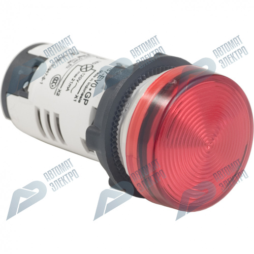SE XB7 Лампа сигнальная красная перемен. ток. 120В 22мм фото 3