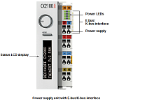 Beckhoff. Питание для модуля CX2020 и CX2030, E-Bus совместимость или K-Bus совместимость - CX2100-0004 Beckhoff