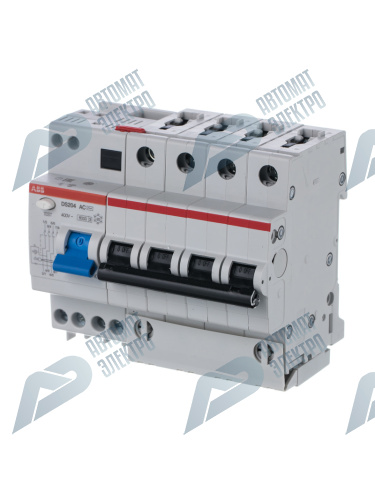 ABB Выключатель автоматический дифференциального тока 6мод. DS204 AC-B6/0,03