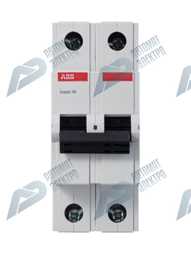 ABB Выключатель автоматический 2P, 25A, C, 4,5кА, BMS412C25 фото 4