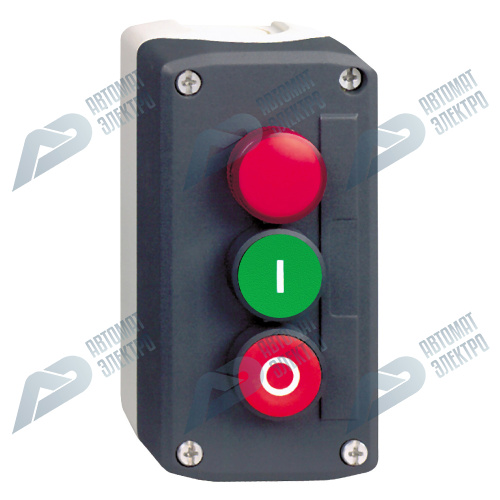SE Пост кнопочный с 2 кнопками и сигнальной лампой с подсветкой
