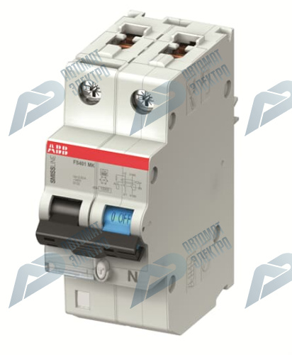 ABB Выключатель автоматический дифференциального тока FS401M-B10/0.03