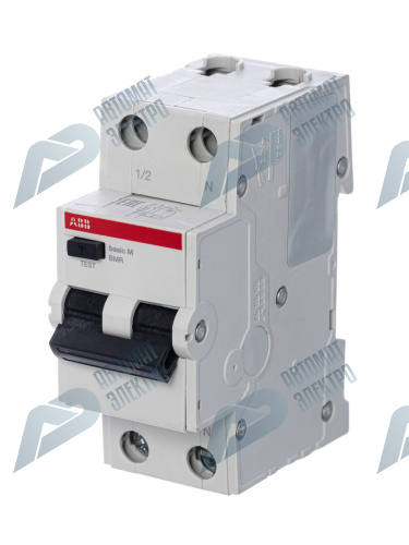 ABB Выключатель автоматический дифференциального тока, 1P+N, 20А, C, 4.5kA, 30мA, AC, BMR415C20