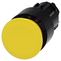 3SU1000-1AA30-0AA0-ZY19 АКТУАТОР ГРИБОВИДНОЙ КНОПКИ, 22MM, КРУГЛ., ПЛАСТИК, КНОПКА ЖЁЛТАЯ, 30MM, С ФИКСАЦИЕЙ, ДЕБЛОКИРОВКА ВЫТЯГИВАНИЕМ, С ГРАВИРОВКОЙ ЛАЗЕРОМ, КАСТОМИЗИРОВАННАЯ МАРКИРОВКА ИЛИ ГРАФИЧЕСКИЕ СИМВОЛЫ В СООТВЕТСТВИИ С ВЫБОРОМ В КОНФИГУРАТОРЕ S