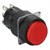 SE Кнопка с подсветкой, 16мм, красная, 24В (XB6EAW4B1P)
