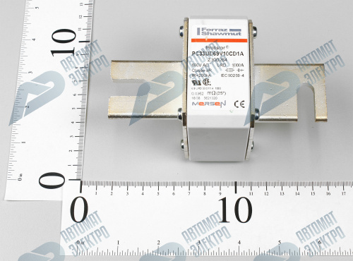 Предохранитель PC33UD69V10CD1A 3 Ferraz 181B2910 Предохранитель PC33UD69V10CD1A 3 Ferraz 181B2910