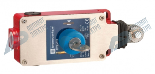 SE Проводной выключатель аварийного останова, 1НЗ+1НО, кнопка перезапуска с ключом фото 2