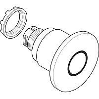 ABB MPMP4-11R Кнопка авар. красная ГРИБОК (только корпус) с подсветкой 60мм отпускание