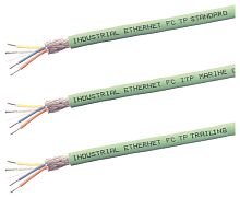 6XV1870-2B SIMATIC NET, ETHERNET FC ИНСТАЛЯЦИОННЫЙ ГИБКИЙ КАБЕЛЬ (PROFINET ТИП B) 4-x ЖИЛЬНЫЙ ЭКРАНИРОВАННЫЙ, КАТЕГОРИИ 5 ПРОДАЁТСЯ В МЕТРАХ, МАКС. ПОСТАВКА 1000 M, МИН. ЗАКАЗНАЯ ДЛИНА: 20 M
