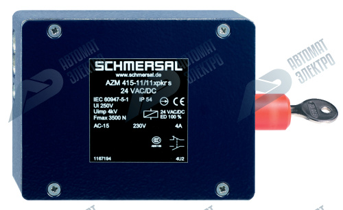 Дверной выключатель безопасности Schmersal AZM415-11/11XPKRS-24VAC/DC
