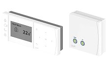 TPOne- RF G + RX1-S, V2, Батарейки для термостата + 230 В переменного тока для приемника, Программируемый термостат 087N7858