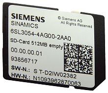 6SL3054-4TC00-2AA0 SINAMICS S110 SD-Card 512 MB INCLUDING CERTIFICATE (CERTIFICATE OF LICENCE) V4.4 SP3