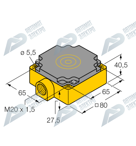 Индуктивный датчик TURCK NI40-CP80-Y1/S100