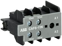 ABB Блок контактный CAF6-11N (1НО+1НЗ) фронтальный для мини-контакторов B6, B7
