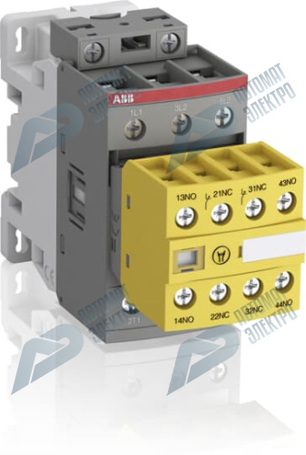 ABB ABB Контактор AFS38-30-22-13 для систем безопасности, с универсальной катушкой управления 100-250В AC/DC