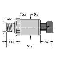 Датчик давления TURCK PT600R-2104-I2-MP11