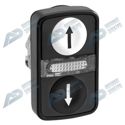 SE XB4 Головка кнопки двойная с маркировкой + LED ZB4BW7A17247