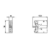 3SB3403-0M КОНТАКТ BLOC WITH 1 CONTACT 1НЗ ДЛЯ FRONT PLATE MOUNTING, C MOUNTING MONITORING CONTACT ПРУЖИННЫЕ КЛЕММЫ, ЖЕЛТ.