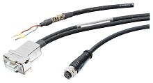 6GT2891-4KH50-0AX0 Интерфейсный кабель  между считывателем SIMATIC RF200 / RF300  и ПК  (RS232), длина 5 м.(без разъемов)