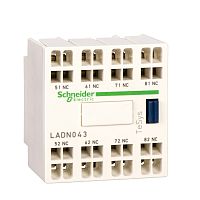 SE Contactors D Дополнительный контактный блок 4НЗ фронтальный монтаж, пружинный зажим (LADN403)