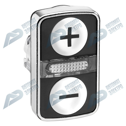SE XB4 Головка кнопки двойная с маркировкой + LED