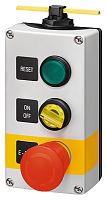 3SF5813-2A, AS-INTERFACE ENCLOSURE FOR COMMAND DEVICES, 22MM, ROUND, ENCLOSURE MATERIAL METAL, ENCLOSURE TOP PART GRAY, 3 COMMAND POINTS,
