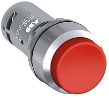 ABB Кнопка CP3-30R-20 красная с выступающей клавишей без фиксации 2НО