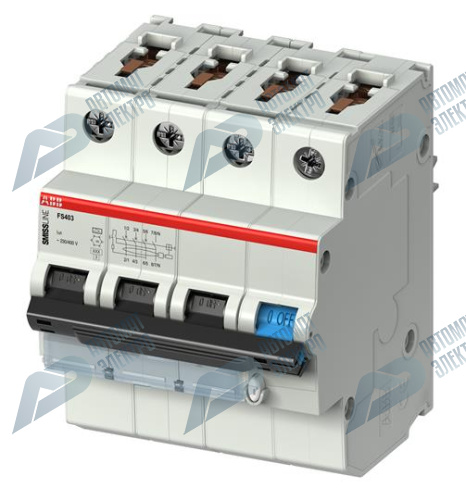 ABB Выключатель автоматический дифференциального тока FS403M-C6/0.03