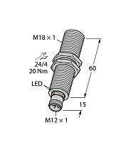 Ультразвуковой датчик TURCK RU130U-M18E-LI8X2-H1151