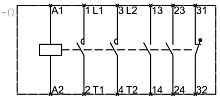 3TC4416-5CQ0 КОНТАКТОР, ТИПОРАЗМЕР 2, 2-ПОЛ. , C DELAYED DISCONNECTION., БЛОК-КОНТАКТЫ 2НО + 1НЗ 380/440 V AC 50 ГЦ/60 ГЦ